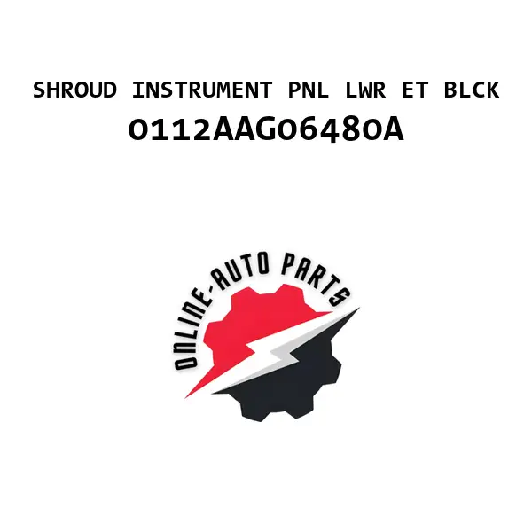 SHROUD INSTRUMENT PNL LWR ET BLCK