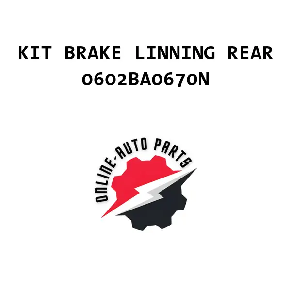 KIT BRAKE LINNING REAR