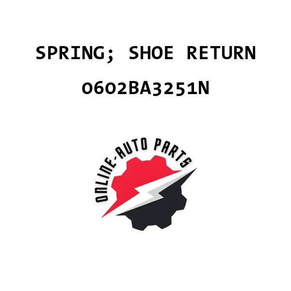 SPRING; SHOE RETURN