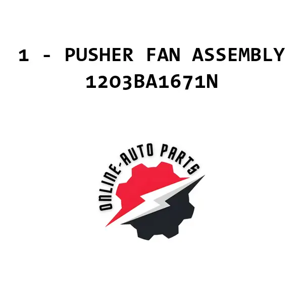 1 - PUSHER FAN ASSEMBLY
