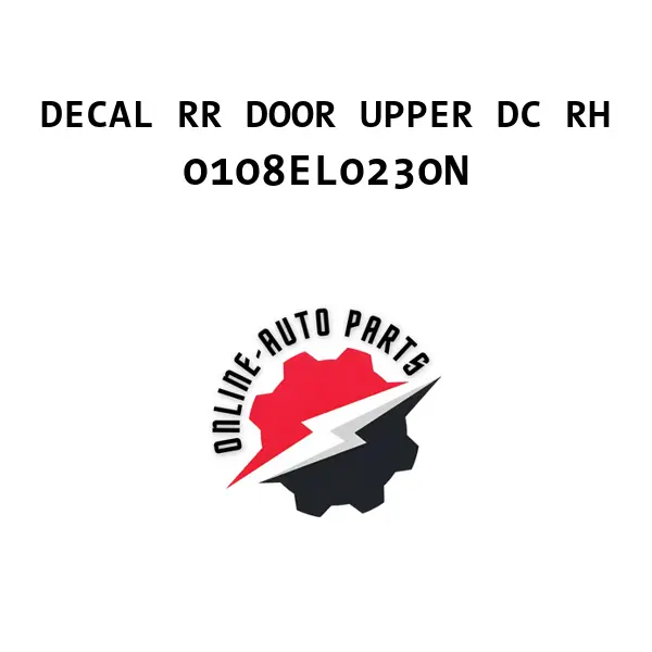 DECAL RR DOOR UPPER DC RH