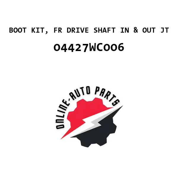 BOOT KIT, FR DRIVE SHAFT IN & OUT JT
