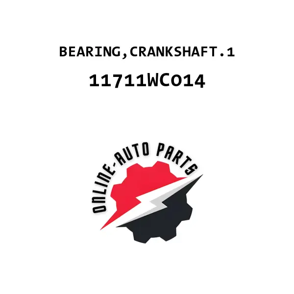 BEARING,CRANKSHAFT.1 - 11711WC014 - Toyota