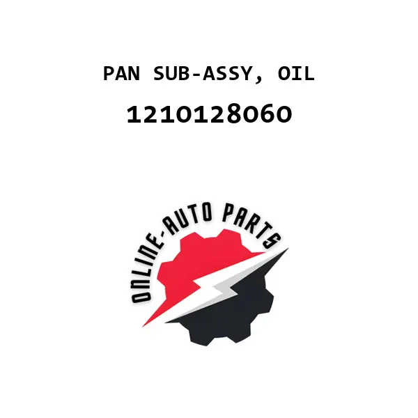 PAN SUB-ASSY, OIL - 1210128060 - Toyota