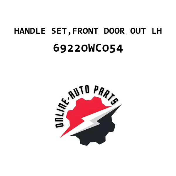 HANDLE SET,FRONT DOOR OUT LH